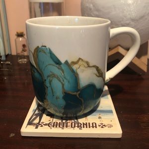 Hand Painted Marble Mug